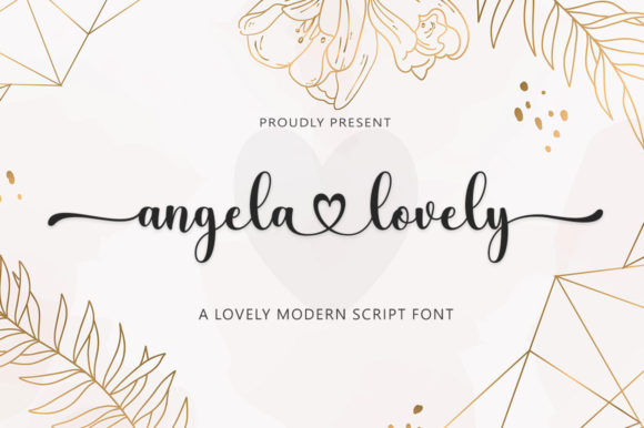 Angela Lovely: A Delicate Handwritten Font for Web Design