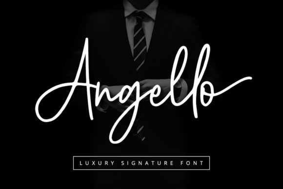 Angello: A Script Font for Digital Elegance