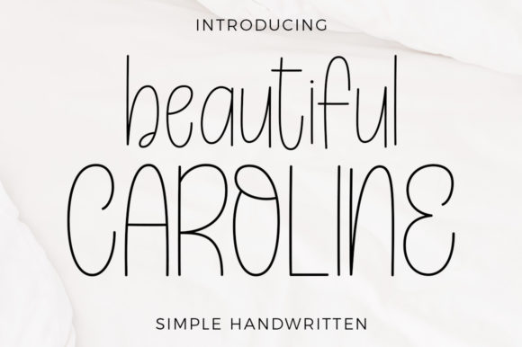 Beautiful Caroline: A Handwritten Font for Branding