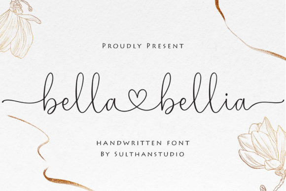 Bella Bellia: A Refined Script Font for Editorial Design