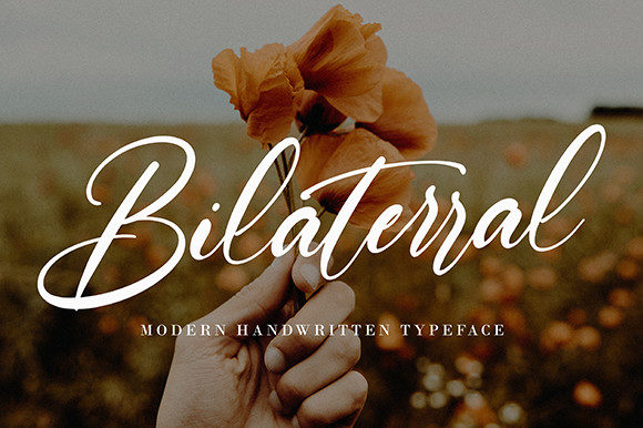Bilaterral: A Handwritten Font for Editorial Design
