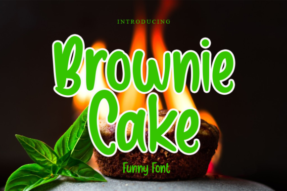 Brownie Cake Font: A Handwritten Typeface for Editorial Design