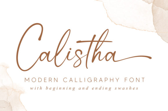 Calistha: A Versatile Script Font for Modern Campaigns