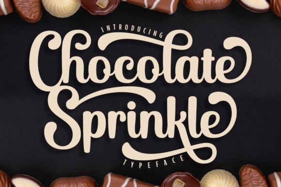 Chocolate Sprinkle: A Bold Script Font for Editors