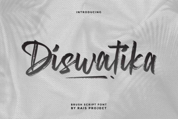 Diswatika: A Handwritten Font for Polished Branding