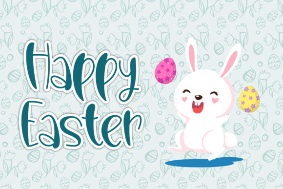 Happy Easter Font: A Playful Typeface for Crafters