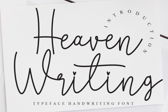 Heaven Writing: A Natural Handwritten Typeface for Editorial Design