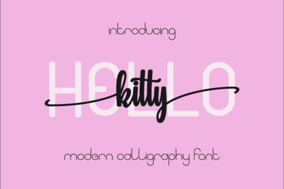 Hello Kitty Font: Sweet Script for Crafters