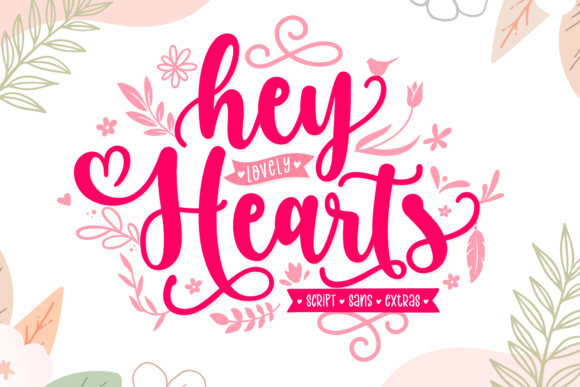 Hey Lovely Hearts: A Versatile Font for Editorial Design
