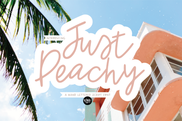 Just Peachy: A Flowing Script Font for Web Design