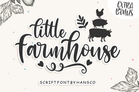 Little Farmhouse Font: A Sweet Typeface for Makers