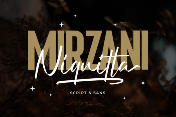 Niquitta Mirzani Font for Crafters
