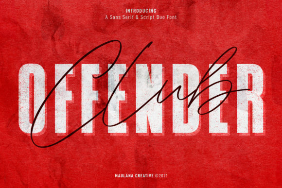 Offenders Club Duo: The Typeface for Scroll-Stopping Content