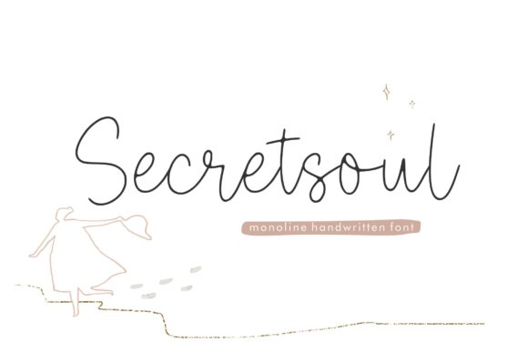 Secretsoul Monoline: A Refined Script Font for Branding