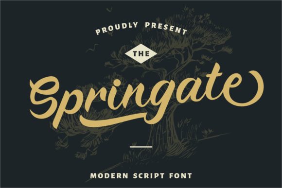 Springate Font: Elegant Script for Crafters